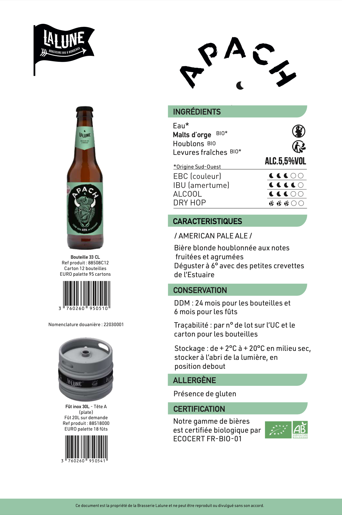 APACH – BLONDE AMERICAN PALE ALE BIO – Image 3