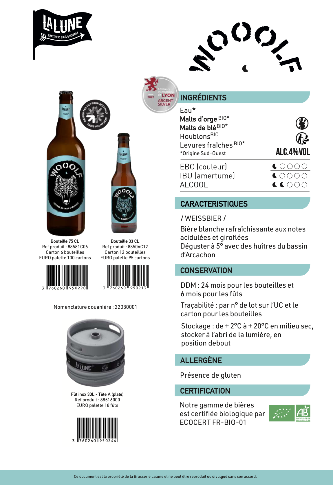 WOOOLF – WEISSBIER BIO – Image 3