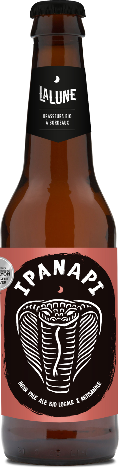 bouteille de bière ipanapi, ipa aux notes de fruits de la passion
