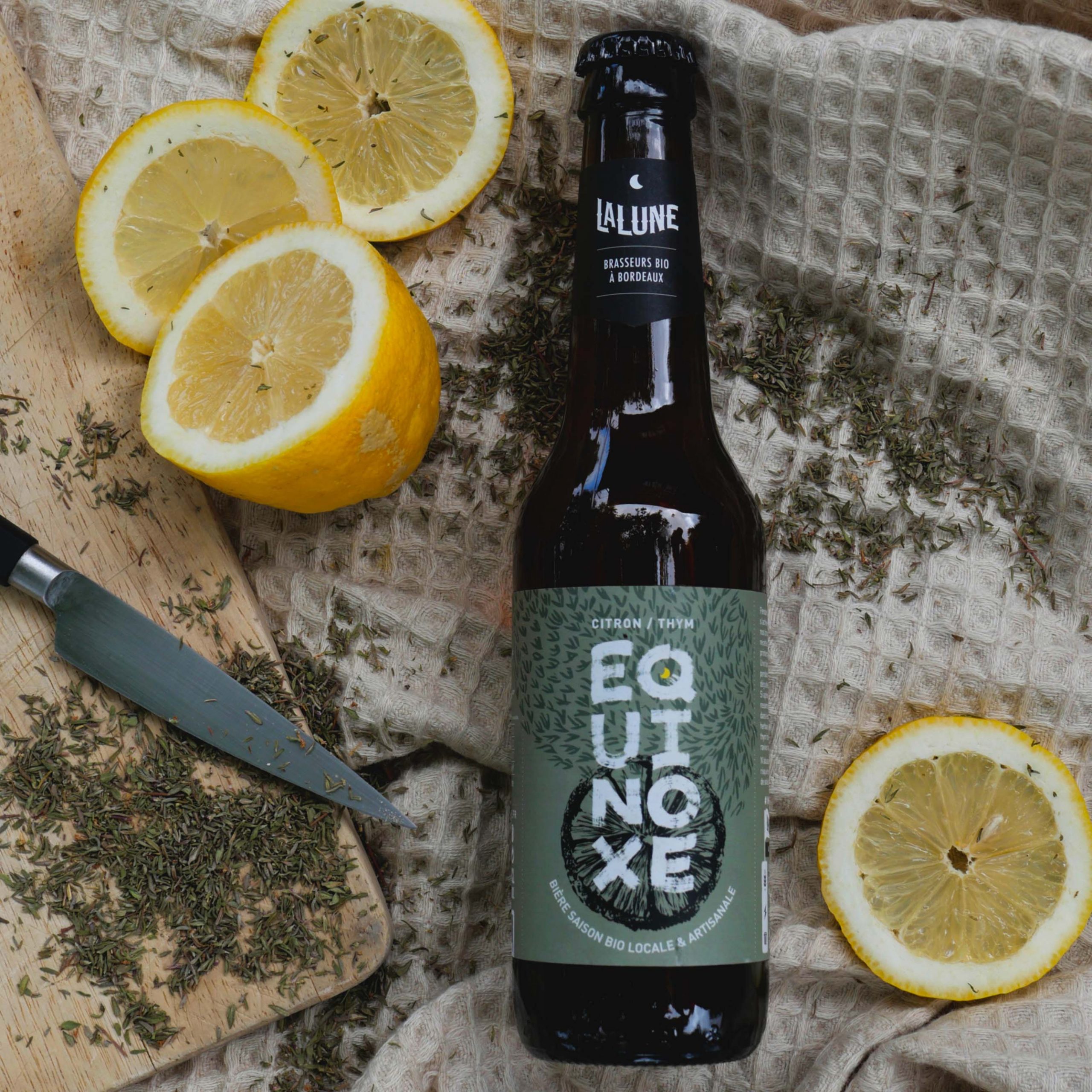 EQUINOXE_ Equinoxe, bière de printemps aux citron et au thym frais